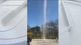 WATCH: Dust devil in Central Park