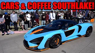 SUPERCARS SHOW OUT INFRONT OF COPS LEAVING CARS & COFFEE SOUTHLAKE!!!