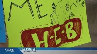 Protesters take on planned location of new San Marcos HEB