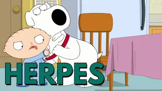 Stewie pega herpes do Brian | Family Guy Dublado & Legendado