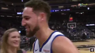 Klay Thompson Funny Post Game Interview