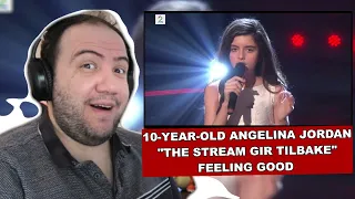 Angelina Jordan (10 Year Old) - Feeling Good "LIVE on The Stream Gir Tilbake" | 🇳🇴 NORWAY REACTION