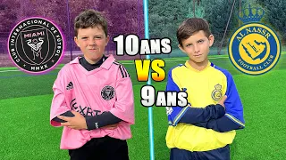 Mini MESSI VS Mini RONALDO ! (Ronaldo met un arc-en-ciel à messi)