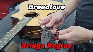 Bridge reglue on a Breedlove