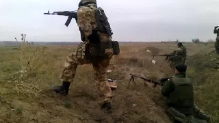 Вогневі вправи на полігоні біля Кряківки, Луганська область. АК-74, РПК