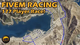 Making History With A 177 Player GTA Race! - GTA FiveM Racing №57