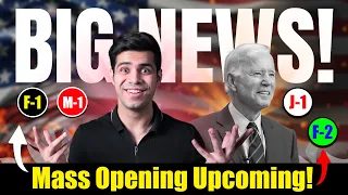 Mass Slot Opening Announcement - USA Visa Appointments Opening dates F-1, B-2, J-1, M-1, B-1, F-2