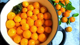 GREAT RECIPE OF MAKING PRESERVE KUMQUAT WITH HONEY | 蜂蜜糖金桔 #kumquat #preserve #糖渍金桔 #cough remedy