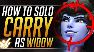 The Complete Guide to SOLO CARRY on Widowmaker: How to Aim and HEADSHOT - Overwatch Tips Guide