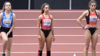 60m Hurdles U18 Womens Races, Madrid Indoor Meeting 6/Feb/2021