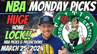 HUGE NBA LOCK!! NBA Picks Today 3/25/2024 | Free NBA Picks, Predictions  & Sports Betting Advice