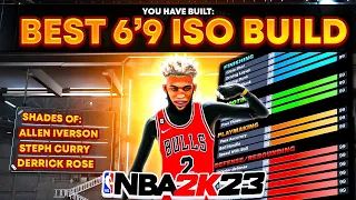 *NEW* BEST 6’9 ISO BUILD IN NBA 2K23 CURRENT GEN + BEST BADGES! Best shooting iso build NBA 2K23