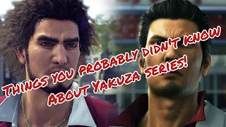 Things you propably didn't know about Yakuza series!