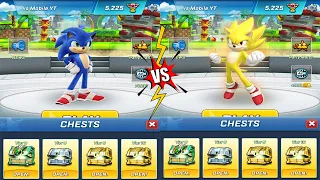 Sonic Forces - Movie Sonic Runners Battle - Open Emerald Chest - All 65 Characters Unlocked Gameplay