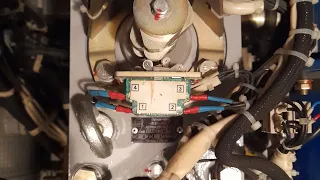 электрическая схема  реверсора ПКЭП-8026 с электрическим приводом тепловоза ТЭМ18ДМ  назад.  часть 2