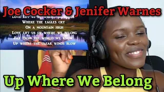 African Girl Reacts To Joe Cocker & Jenifer Warnes - Up Where We Belong