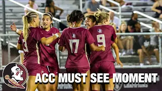 Taylor Huff's GAME WINNING Goal in her FSU Debut