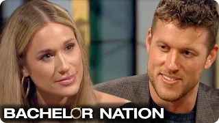 Clayton Questions Rachel During Dinner | The Bachelor