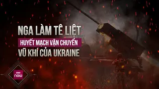Nga tấn công mạng lưới đường sắt, gây tê liệt huyết mạch vận chuyển vũ khí của Ukraine | VTC Now