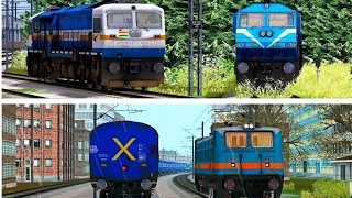 Light Locomotives Of Indian Railways in Train Simulator 2021 || wdp4 wdg4d wag9 etc | IR