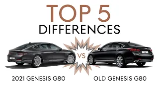 Top 5 Differences - 2021 Genesis G80 vs the 2020! Should you upgrade?