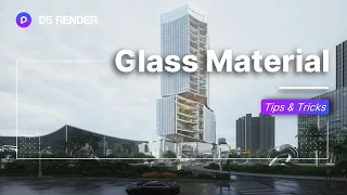 How to Create Best Glass Material in D5 Render | Archviz Tutorial