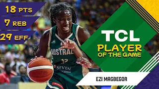 Ezi Magbegor (20 PTS) | TCL Player Of The Game | BRA vs AUS | FIBA Women's OQT 2024