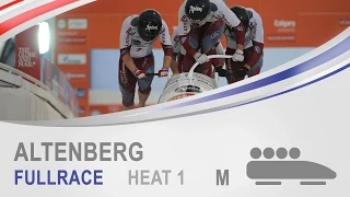 Altenberg | 4-Man Bobsleigh Heat 1 World Cup Tour 2014/2015 | FIBT Official