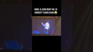 Wey hahaha”Nabil Ahmad sempat buat ‘kecoh’ di konsert Cakra Khan undang ramai terhibur