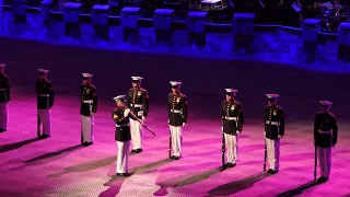 Norwegian Military Tattoo - The US Marine Corps Silent Drill Platoon - 2018-04-21 Oslo