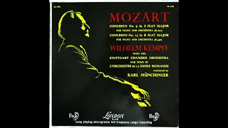 Wilhelm Kempff Plays Mozart Concerto No.15  in B Flat Major for Piano and Orchestra (1954)