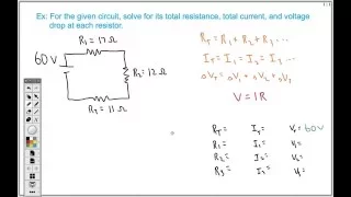 How to Solve a Series Circuit (Easy)