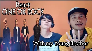 Reaction ONE OK ROCK Songs with my Younger Brother, but his face has no expression LOL,