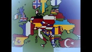 Minecraft world flag map progress update #3 | Europe + Russia