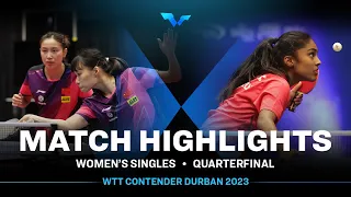 Pavade/Lutz vs Qian/Shi | WD QF | WTT Contender Durban 2023