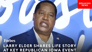 Larry Elder Blasts Claims U.S. Is Systemically Racist In Remarks At Key Republican Iowa Event