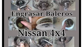 Engrasar baleros, Nissan 4x4