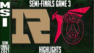 RNG vs PSG Highlights Game 3 | MSI 2021 Semi-finals Day 12 | Royal Never Give Up vs PSG Talon G3
