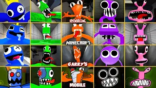 ROBLOX Rainbow Friends EVOLUTION of ALL JUMPSCARES in All Games #3 (Minecraft, Garry's Mod, Mobile)