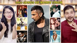 Couple Reaction on Top 100+ Nostalgic Songs Of Honey Singh (2007-2024) | Evolution Of Honey Singh