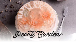 How to Make 3D Jelly Cake - Peony Garden