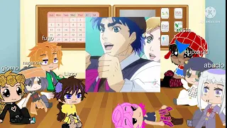 jojo's part 5 react to part 3 and 4
