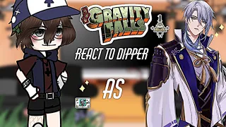 Gravity falls react to dipper as ayato kamisato|Billdip|Part 3|🇹🇷/🇺🇲/🇪🇦|Emma-pines