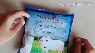 Patanjali Cow's Whole Milk Powder review .Easy to carry at any place. Good option for the Lockdown.