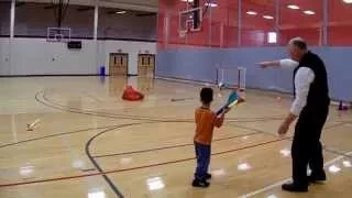 Preschool Athlete - Javelin Throwing 1