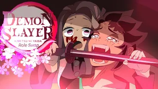 Demon Slayer Season 2 Role Swap AU || Fan Animation || Tanjirou Crying