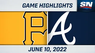 MLB Highlights | Pirates vs. Braves - June 10, 2022