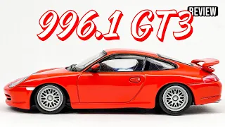 1/43 SCALE PORSCHE 911 (996.1) GT3 - THE VERY FIRST! Minichamps Porsche diecast model car review!