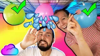 LASS NICHT DEN FALSCHEN BALLON PLATZEN *Nasse Challenge mit Kaan & Kathi!*