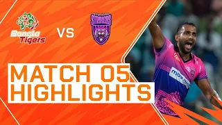 2023 Abu Dhabi T10, Match 5 Highlights: Bangla Tigers vs New York Strikers | Season 7